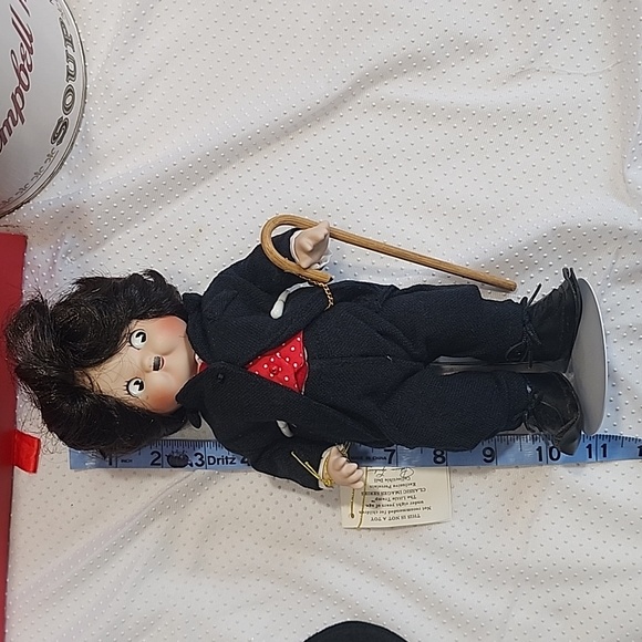Campbell Kids Charlie Chaplin Porcelain Collectable Patricia Loveless Doll - Picture 7 of 14